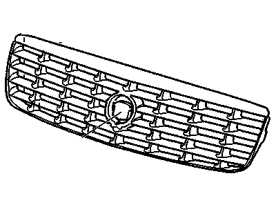 GM 16524694 Grille Assembly,Radiator (Un, Primed Filler) *Paint To Mat