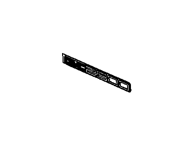 GM 15707435 Plate Assembly, Front Side Door Name (Gmc 2500)