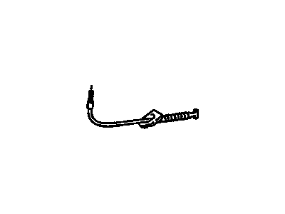 Pontiac Vibe Parking Brake Cable - 88971133