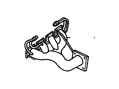 1992 Chevrolet Corvette Exhaust Manifold - 25129492