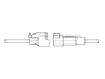 GM 19179972 Connector,Inline, To Sun Roof Harness *Gray