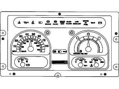 GM 16207135 Instrument Cluster Assembly