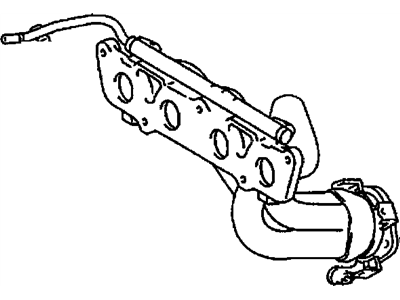 2005 Pontiac Vibe Exhaust Manifold - 88972985