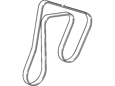 1999 Pontiac Firebird Drive Belt - 19172684