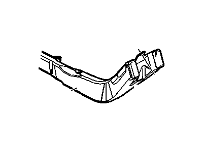 GM 15178525 Duct, Auxiliary A/C Air Outlet