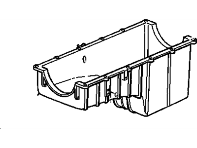 Chevrolet Avalanche Oil Pan - 12574833