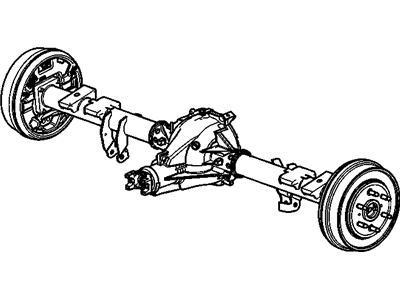 GM 20937835 Axle Assembly, Rear (3.23 Ratio)