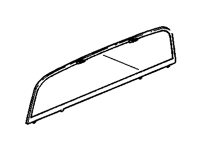 GM 93439995 Window Asm,M/Gate (Removable) (Tinted)