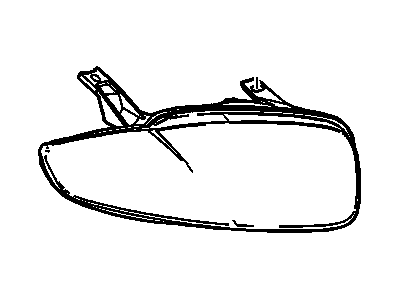 2002 Cadillac Deville Headlight - 19208061