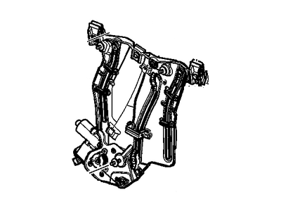 GM 20774594 Quarter Window Regulator Assembly