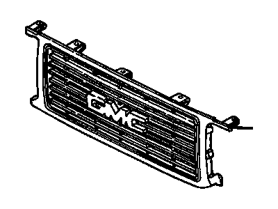 GM 15667812 Grille,Radiator