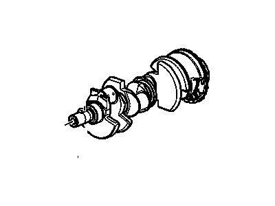 2004 Cadillac Escalade Crankshaft - 12559356