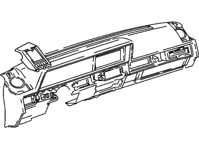 GM 10205224 GRILLE, Side Window Defroster