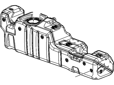 2019 GMC Sierra Fuel Tank - 23360476