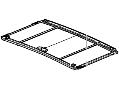 GM 15106299 Sunshade Assembly, Sun Roof *Shale