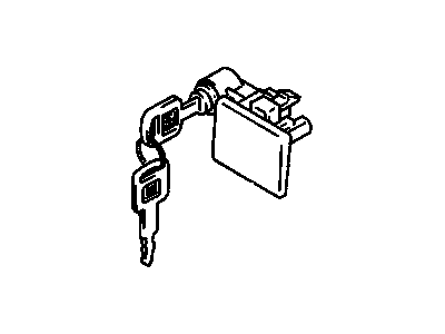 1998 Chevrolet Tracker Door Lock Cylinder - 91172739