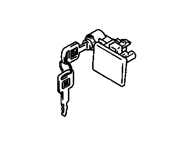 GM 91172739 Cylinder,Instrument Panel Compartment Door Lock *Off Black