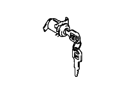 GM 96069541 Cylinder,Fuel Tank Filler Door Lock