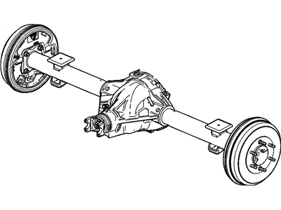 GM 20777017 Rear Axle Assembly (3.42 Ratio)