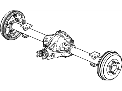 GM 20777023 Axle Assembly, Rear (4.10 Ratio)