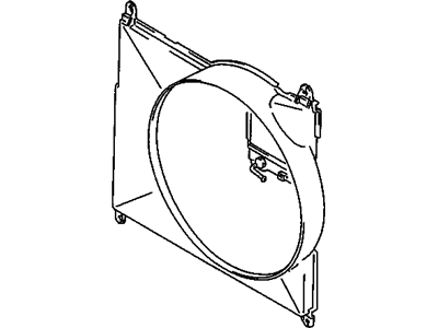 1996 Chevrolet Tracker Fan Shroud - 30012038