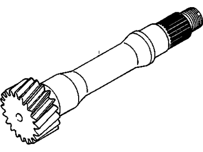 GM 96064892 Gear,Front Differential Drive Pinion