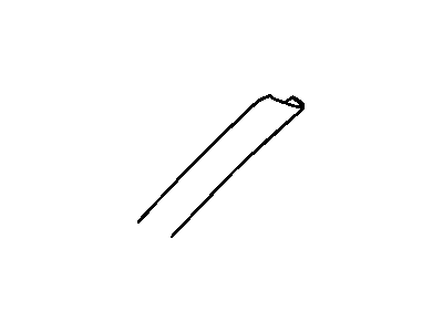 GM 15252772 Molding Assembly, Windshield Side Garnish *Vy Dark Pewter