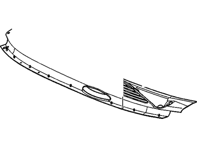 GM 25843112 Panel Assembly, Air Inlet Grille