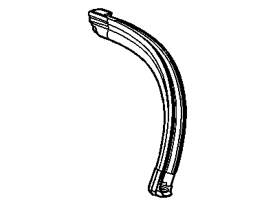 GM 19120118 Weatherstrip, Folding Top Side Rear RH
