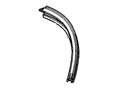 GM 19121189 Retainer Asm,Folding Top Side Rear Weatherstrip (LH)