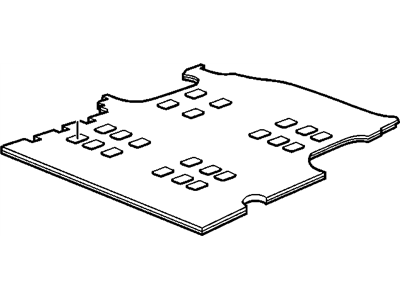 GM 15037022 MAT, Toe/Floor Panel