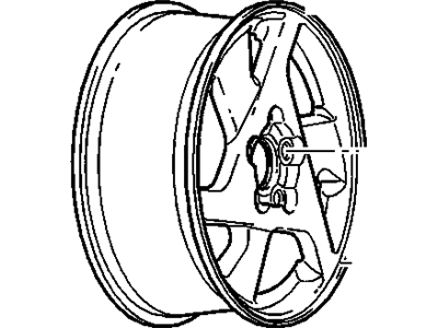 Pontiac Aztek Spare Wheel - 12490099