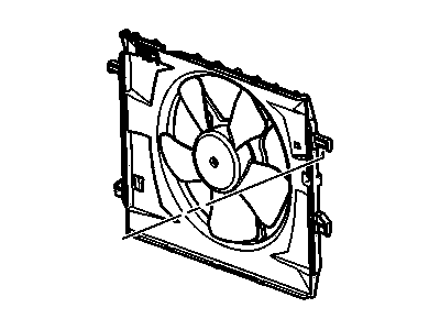 2007 Chevrolet HHR A/C Condenser Fan - 25784660