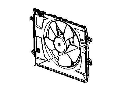 2006 Chevrolet HHR A/C Condenser Fan - 25784660