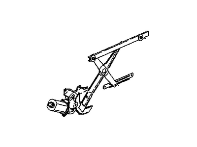 1992 Saturn SL1 Window Regulator - 21097243