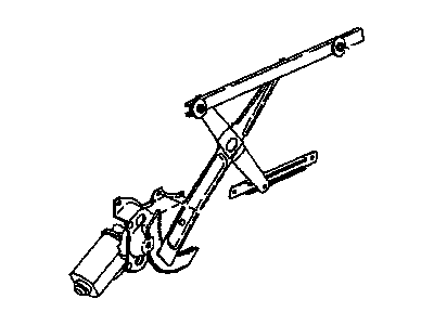 1993 Saturn SC2 Window Regulator - 21096870