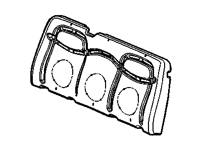 GM 88981593 Pad,Rear Seat Back Cushion