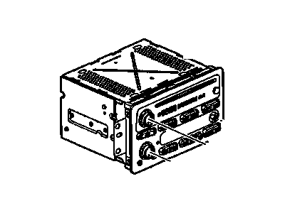 GM 25998449 Radio Assembly, Amplitude Modulation/Frequency Modulation Stereo & Audio Disc Player