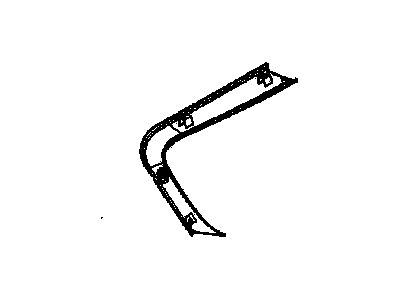 GM 13155760 Molding,Lift Gate Window Side Garnish