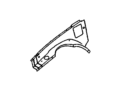 GM 15146522 Rail, Front Compartment Side