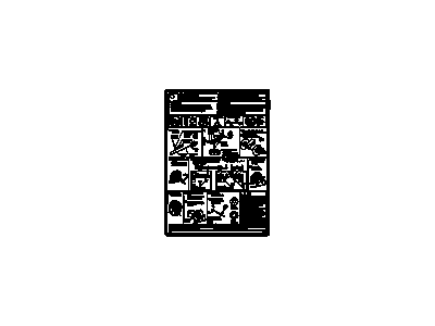 GM 15753526 Tag Assembly, Jack Caution & Usage Information