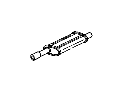 GM 15668449 Exhaust Muffler