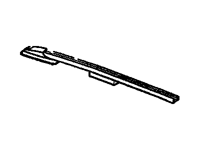 GM 25857421 Rail Assembly, Luggage Carrier Side *Black