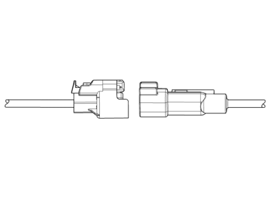 GM 89047377 Connector,Module, Electronic Brake Control *Black