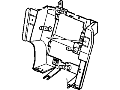 GM 15245501 Bracket, Bcm