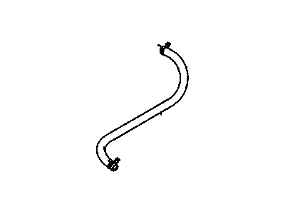 GM 22593876 Radiator Surge Tank Inlet Hose Assembly