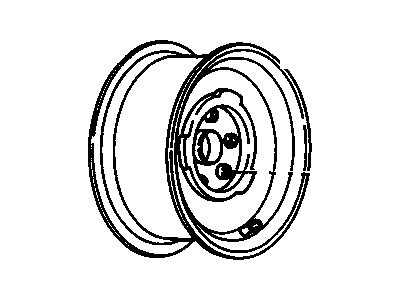 GM 9591782 Wheel Rim Assembly, 16 X 6.5