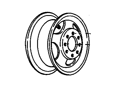 GMC C3500 Spare Wheel - 9593148