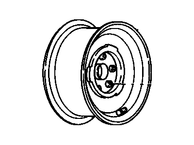 GMC G3500 Spare Wheel - 9591782
