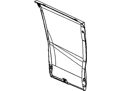 GM 10385006 Panel,Rear Side Door Outer